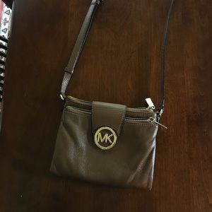 Michael Kors brown crossbody purse